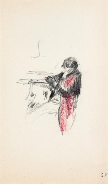 Lucie Hessel pensive, c. 1901-1904